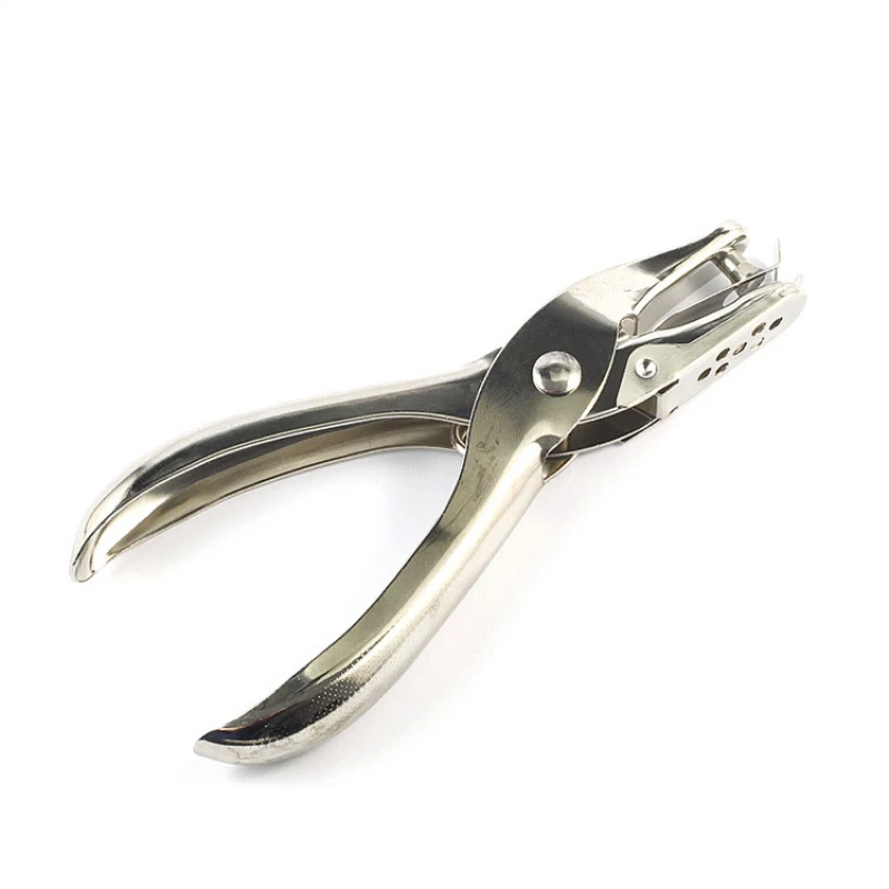 

Hand held punch, heat shrinkable sheet, postcard paper, single hole punch pliers, DIY hardware tools