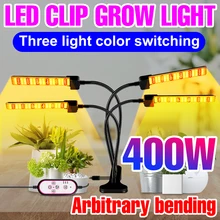

12V LED Plant Grow Light Phyto Led Lamp Full Spectrum Seeds Planting Light Clip Fitolampy With Control For Plants US EU UK Plug