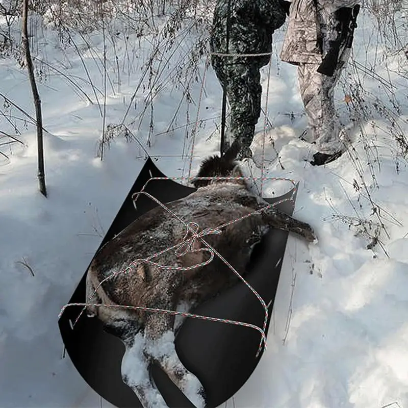 Deer Drag Sled For Ice Fishing, Hunting Game, Firewood, Hunting Gear For Hauling Deer Wild Boar Antelope Grouse And Fish