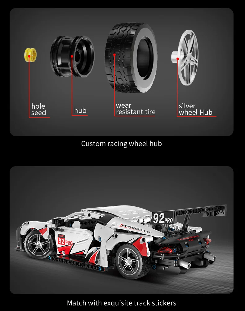 Technical Car App Remote Control K96122 Moter Power Building Blocks Bricks Super Racing Car Sets Toys For Boys Kids Gift Moc Set