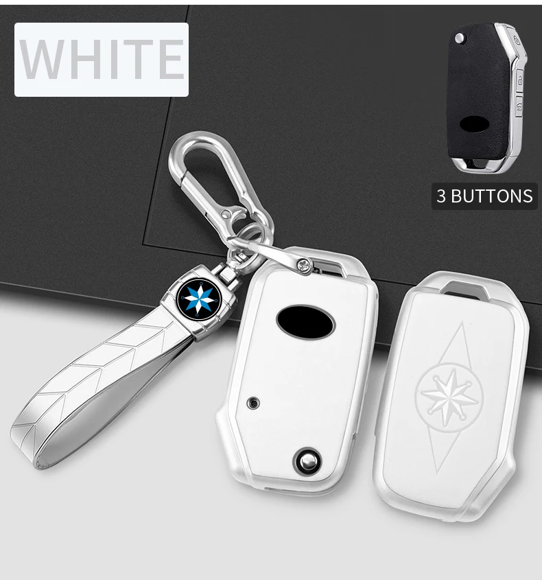 New Fashion Soft Tpu Flip Key Fob Cover Case Holder per Kia Sportage Cerato Forte 2019 2020 - S49e56c127b6046a08b94950429ebf82fk