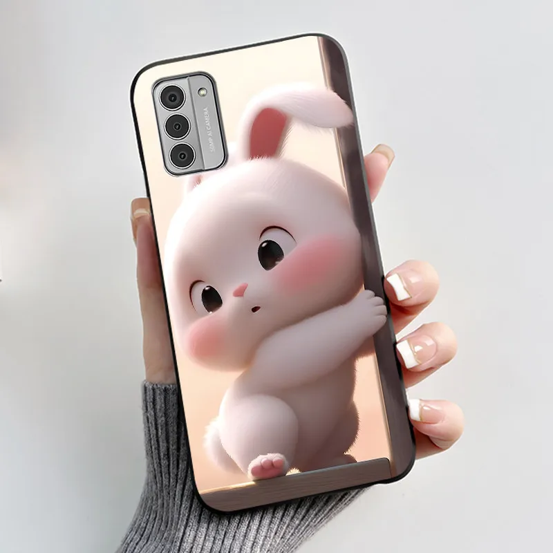 Silicone Soft Black Aesthetic Cute Cat Astronaut Phone Case Bumper Shell