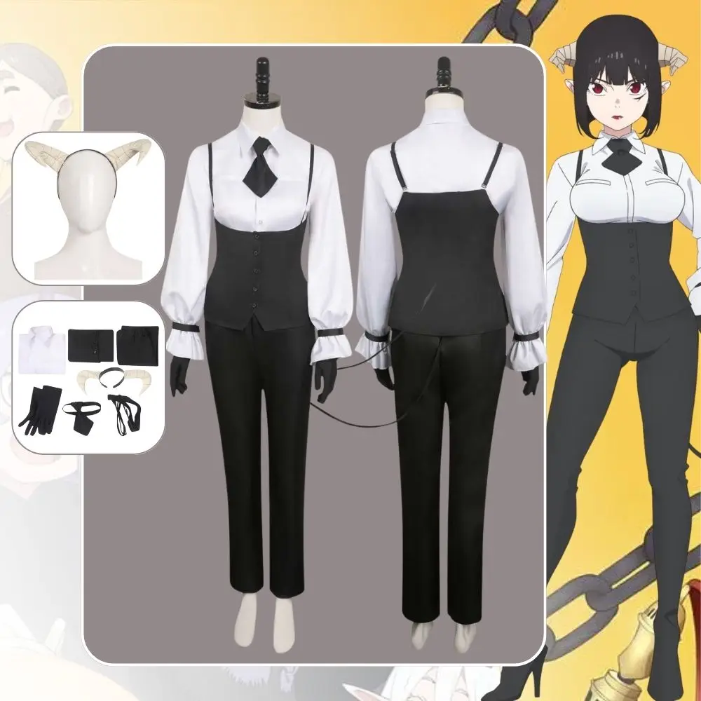 

Goumonsan Anime Goumon No Jikan Desu Cosplay Costume Shirt Vest Pant Set Halloween Carnival Suit For Disguise Ladies Women Adult