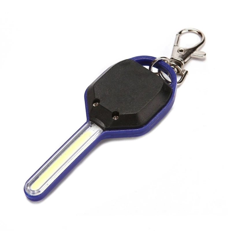 Mini portachiavi a forma di chiavi Mini torcia a LED Luce di emergenza da campeggio esterna Piccola torcia a LED con portachiavi  36