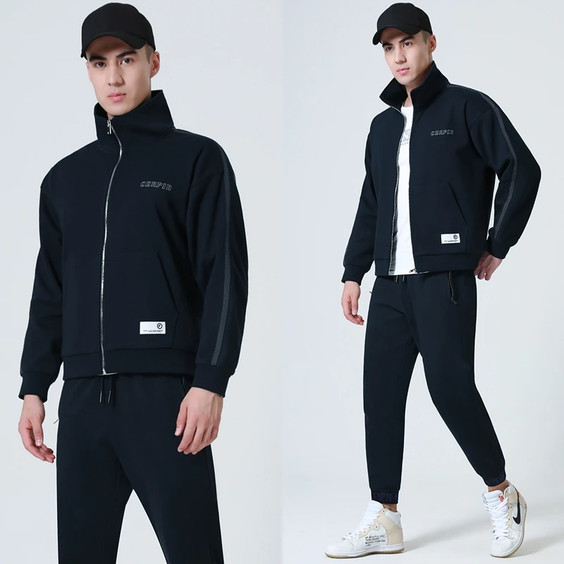 Men's Clothing Sets To Dress Tracksuit Men Cardigan Casual Sportswear Men's Sweatshirts Spring And Autumn Style