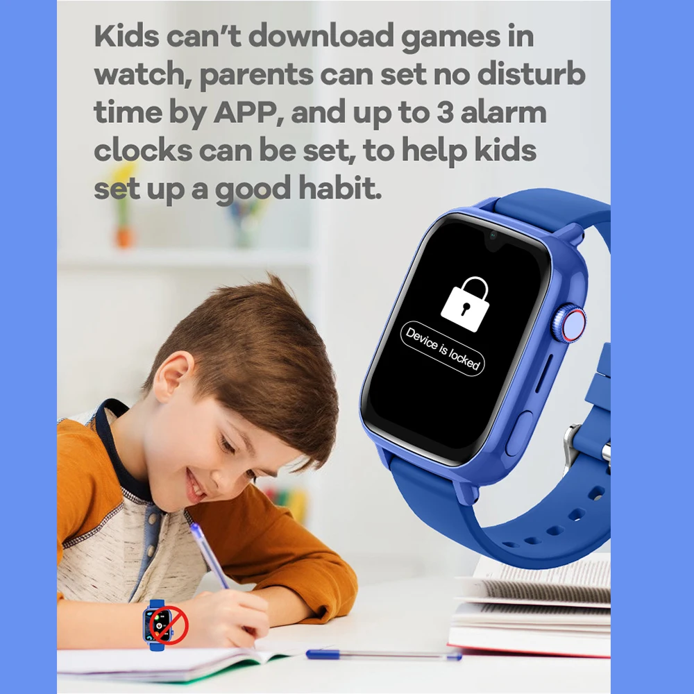 4G Smart Watch Kids GPS WIFI Video Call SOS APP Download Child Smartwatch Camera Monitor Tracker Location Phone Watch 5