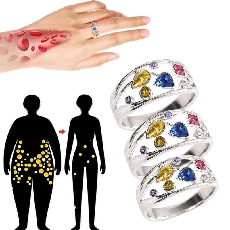 Women Torina Crystal Quartz Ionix Ring Ionix Therapy Quartz Crystal