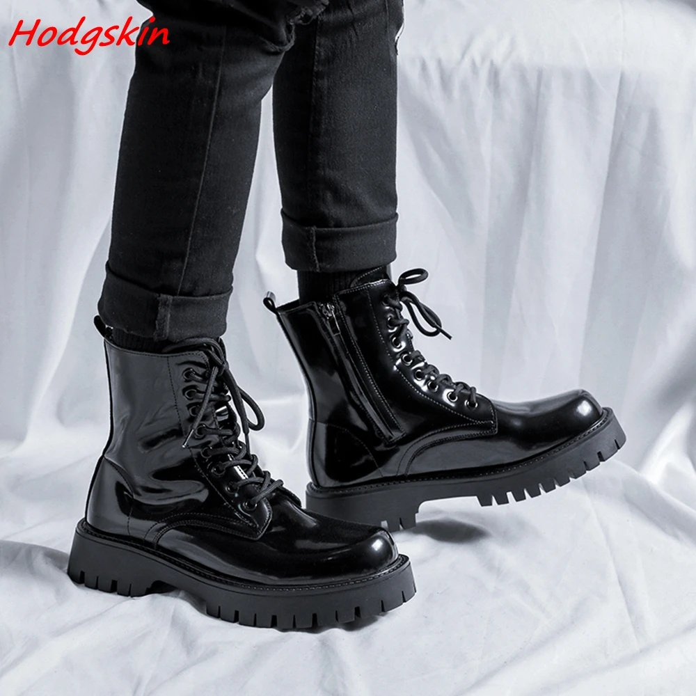 Men's Boots Zando Men's Shoes On Sale Black Patent