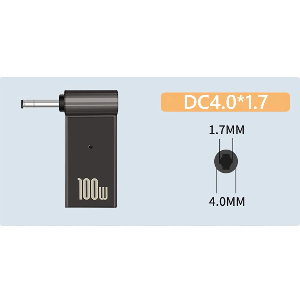 USB 타입-C 여성 DC 남성 어댑터 PD 100W 노트북 전원 충전기 커넥터 에이서 삼성 울트라 북 아수스 19V 레노버