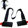New Skiing Pole Shoulder Hand Carrier Lash Handle Straps Adjustable Buck Hook Loop Protecting Black Nylon Ski Handle Strap Bag 2