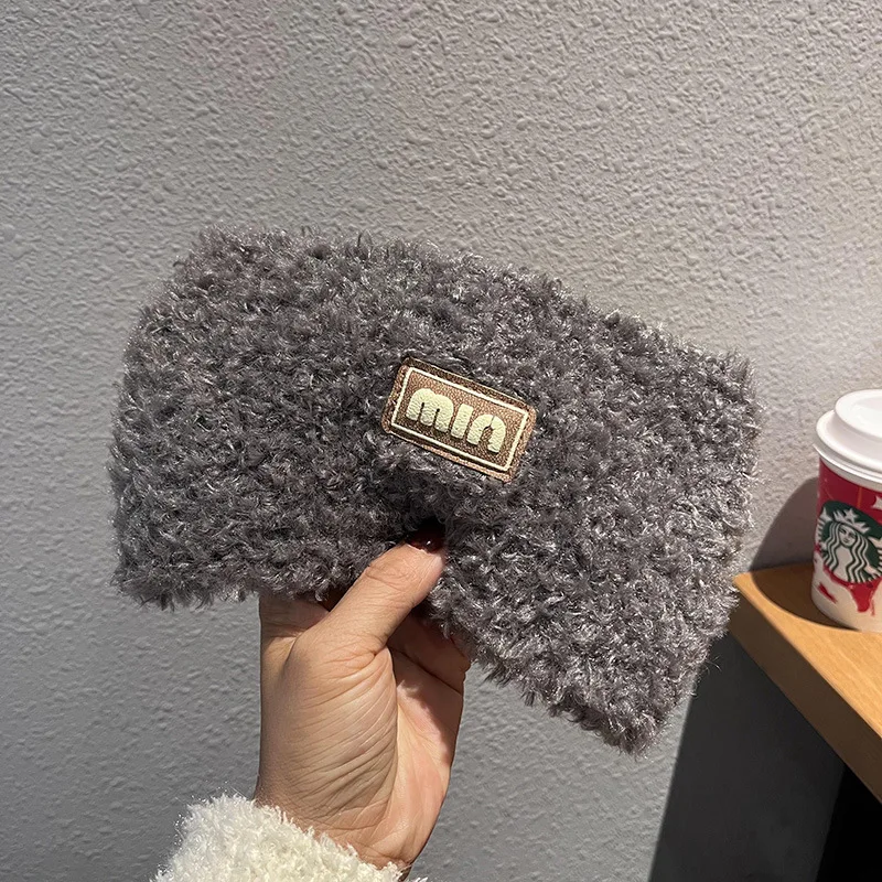 1 قطعة تيدي المخملية محبوك عقال المرأة الخريف والش...