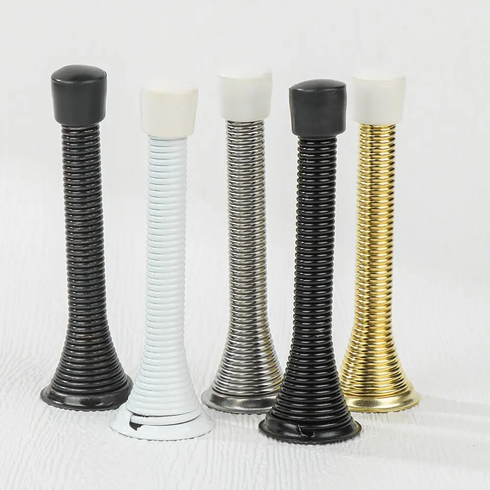 Silicone Door Stopper Door Stopper Bumpers Door Stopper 8.5*2.5cm Spring Door Stopper Anti-Collision Noise Canceling Door Crash Pad Wall Protector Durable Metal Handle Guard Stopper