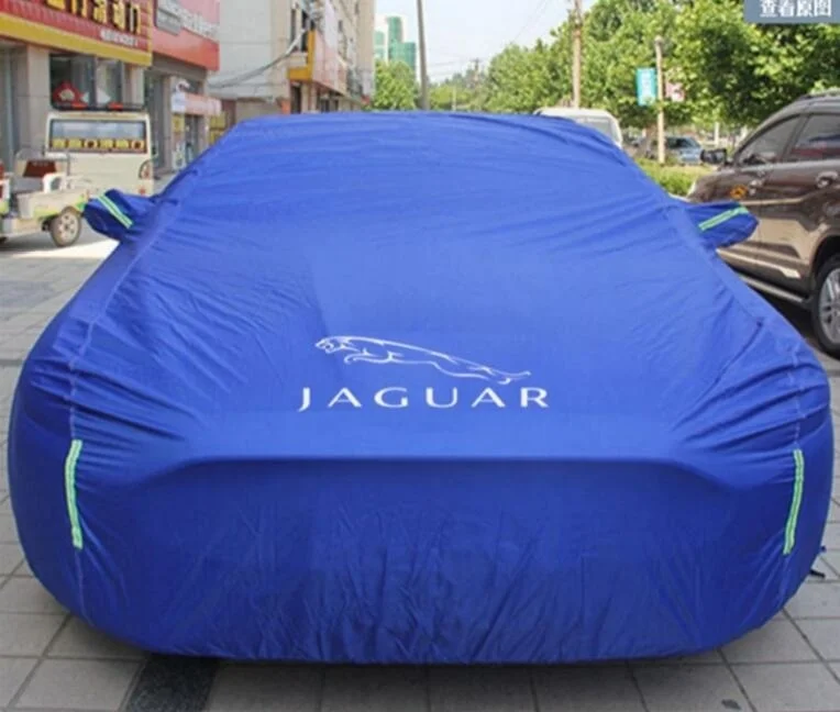  Car Cover for Jaguar XJ8 XJ12 XJ40 XJ XJR  Durable Dustproof Car  Cover Outdoor Full Car Cover Sun Waterproof Car Cover, Scratch  Proof/Durable/Breathable/Uv Protection with Zip Cotton Lined (Color 