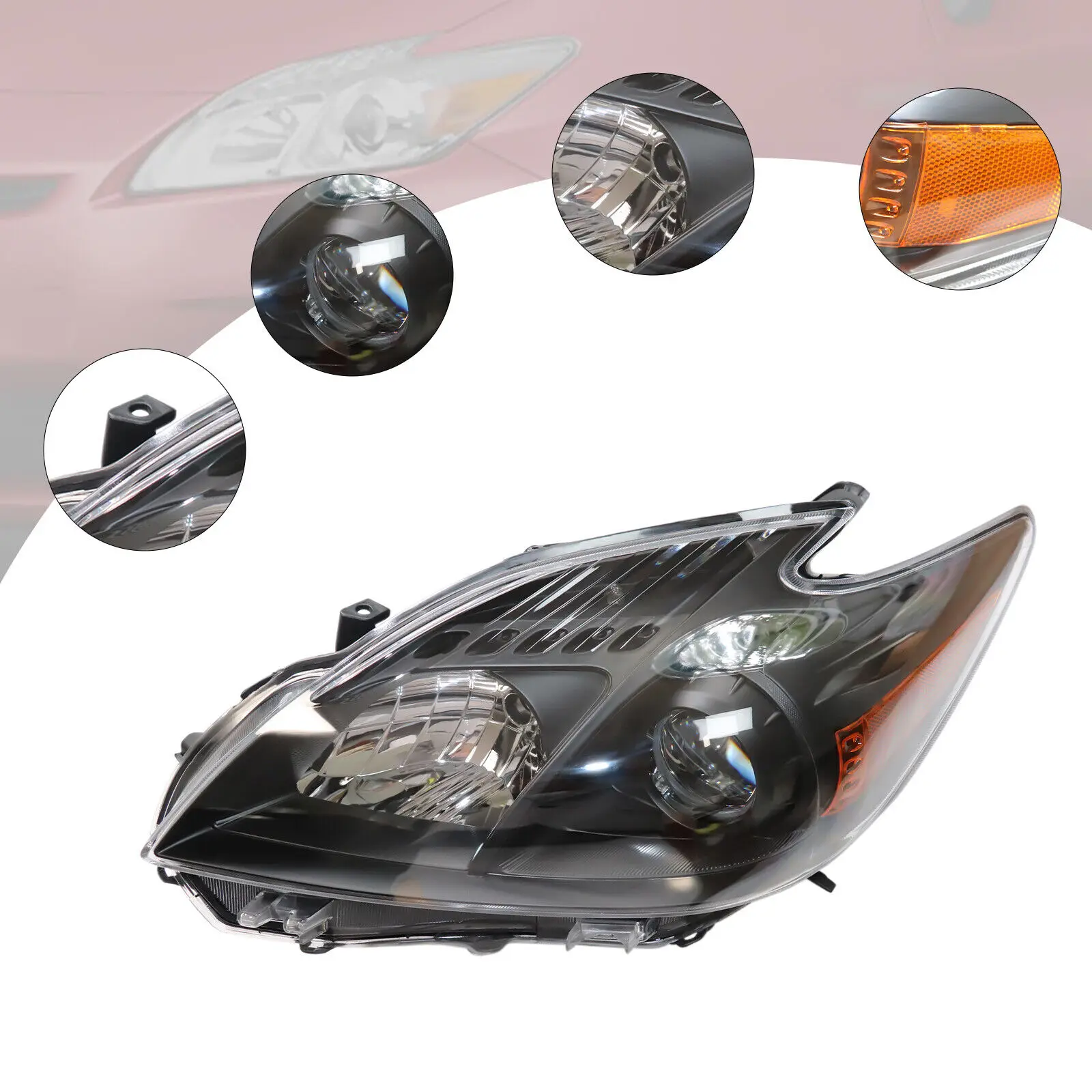 

Headlight Headlamp Assembly Driver Side For Toyota Prius 2010-2011 TO2518122