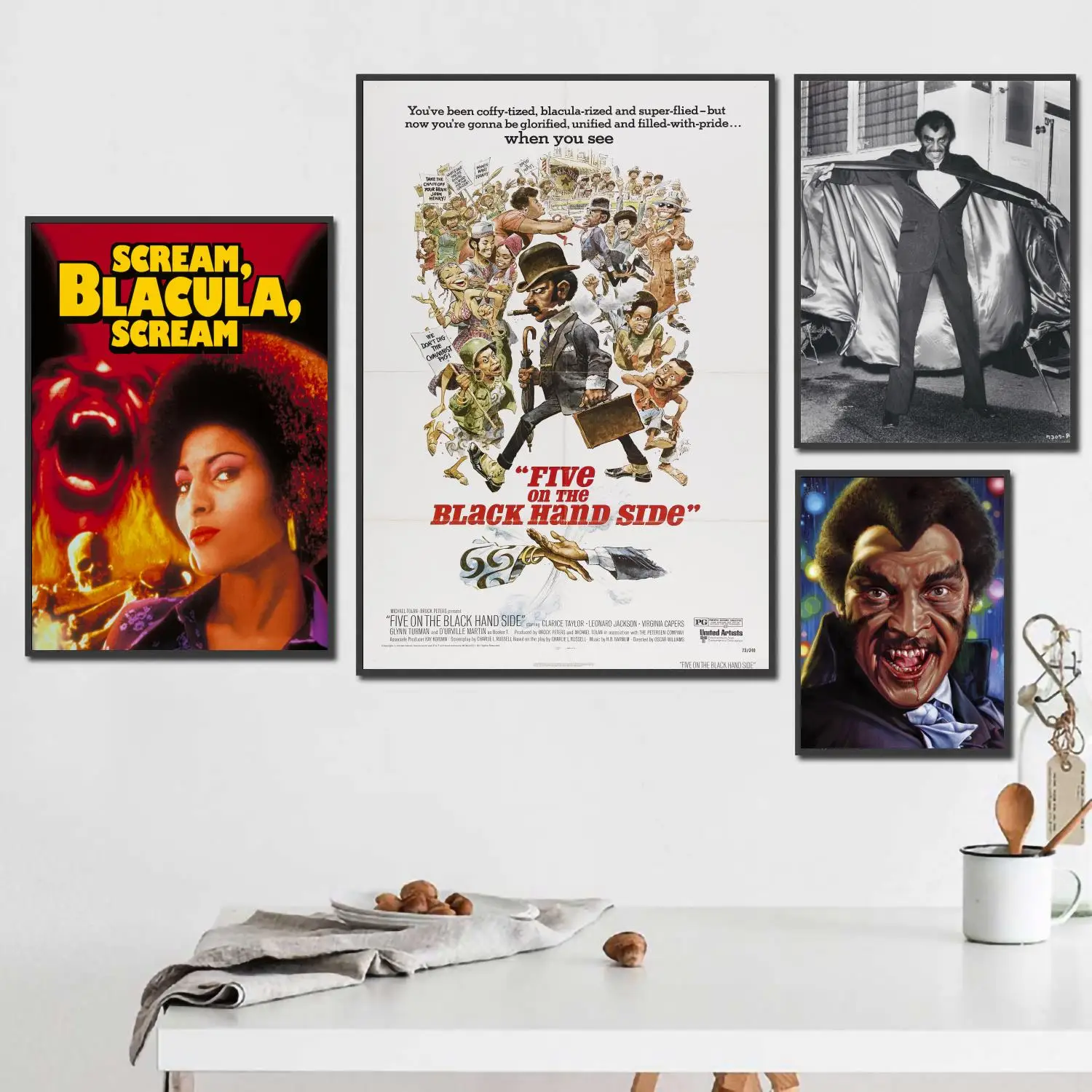 

blacula movie 24x36 Decorative Canvas Posters Room Bar Cafe Decor Gift Print Art Wall Paintings