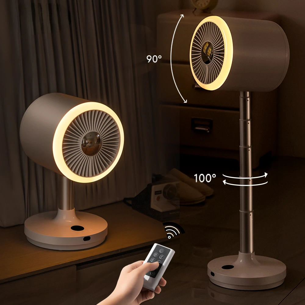 

New Large Battery Charging Floor Fan with Remote Control Portable Outdoor Electric USB Cooling Fan