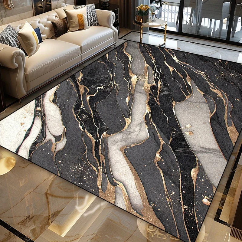 Marble Rug Pattern Designs Nordic Marble Art Design Carpet Large Area Living Room Decoration Rug ...