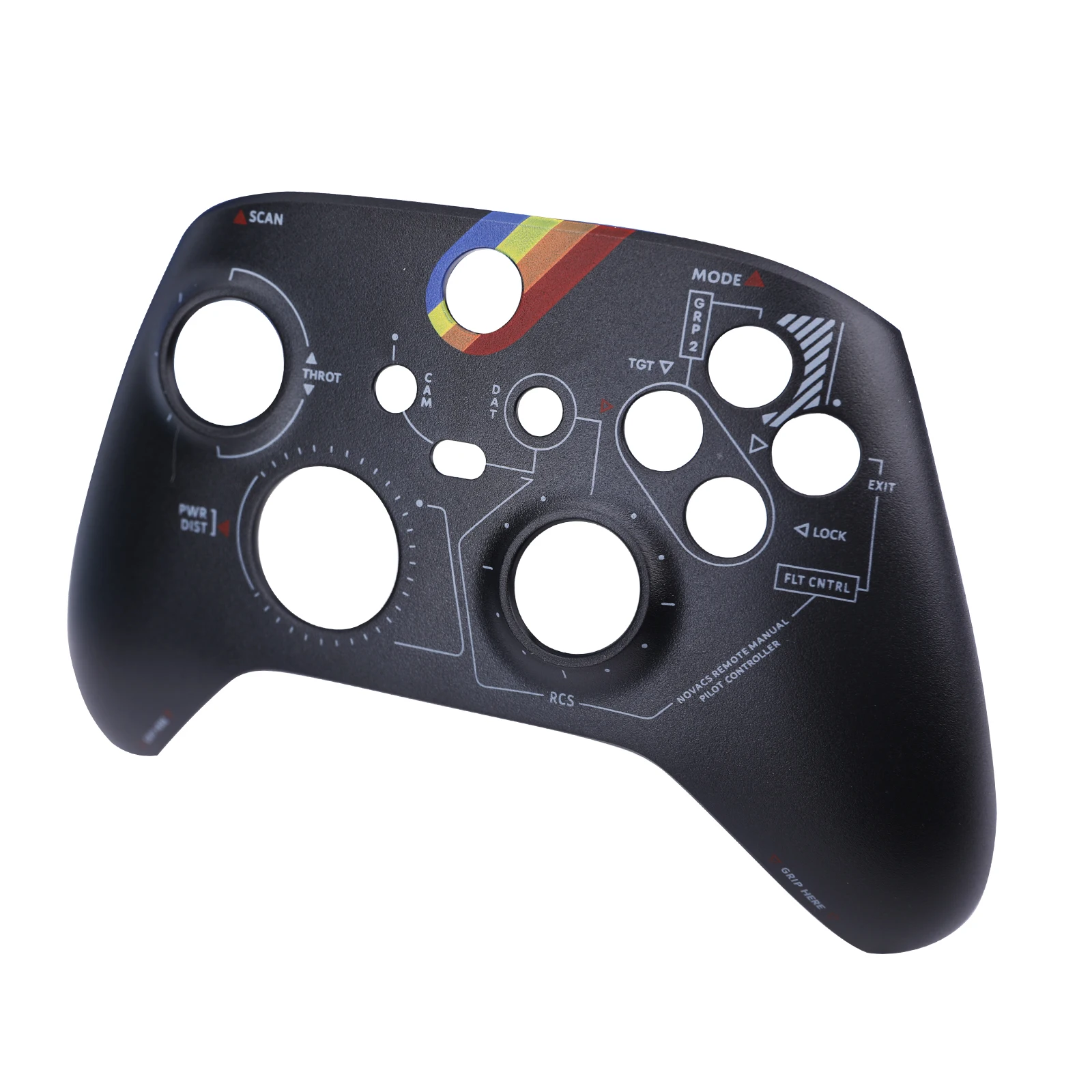 Capa Preta do Controlador Substituição da Tampa Placa Frontal sem Controlador Xbox Series x - Image 3