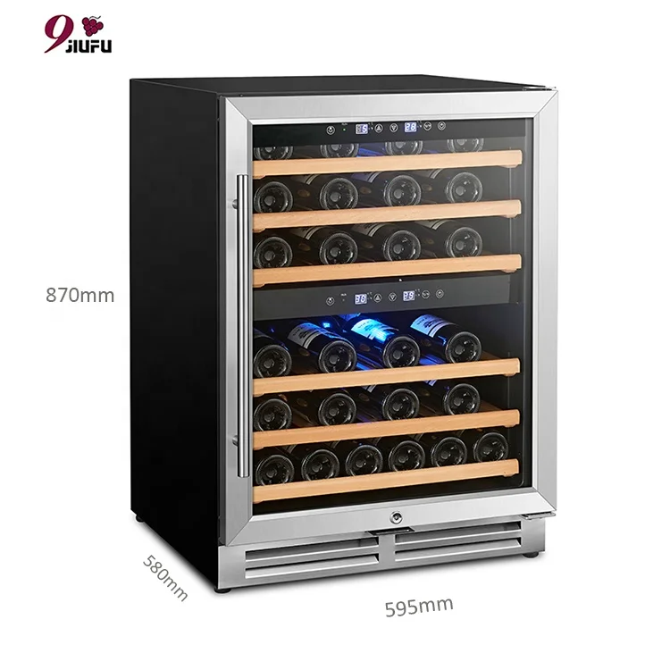 

150L Commercial & Small Built-in Black Electric Wine Cooler Fridge