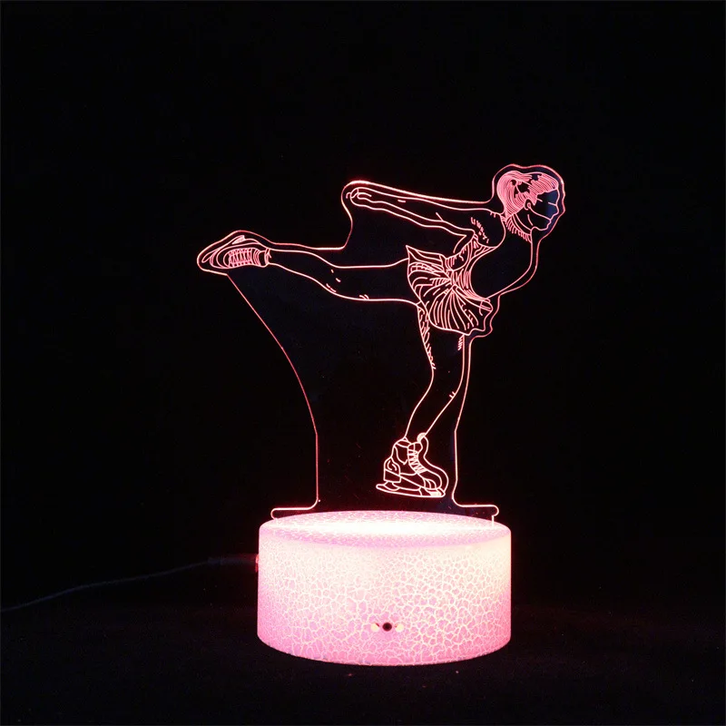 Nightdn  3D ߰ , ƿ LED 7  ġ ̺ å ,  ũ , Ʈ  Ȩ 