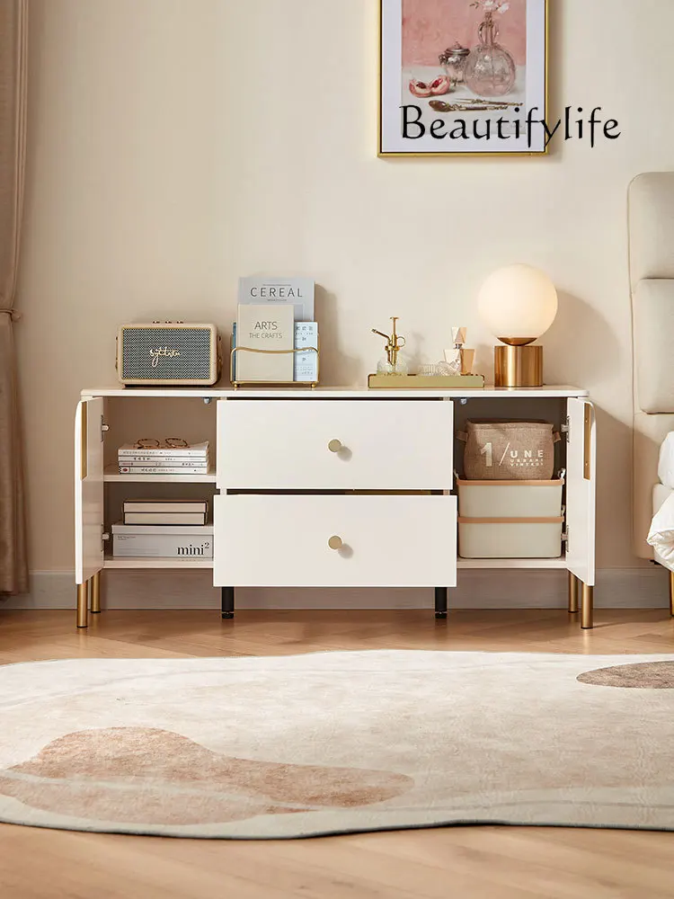 

Light Luxury Chest of Drawers TV Cabinet Bedroom Bed Tail Storage Locker Wall Living Room Home