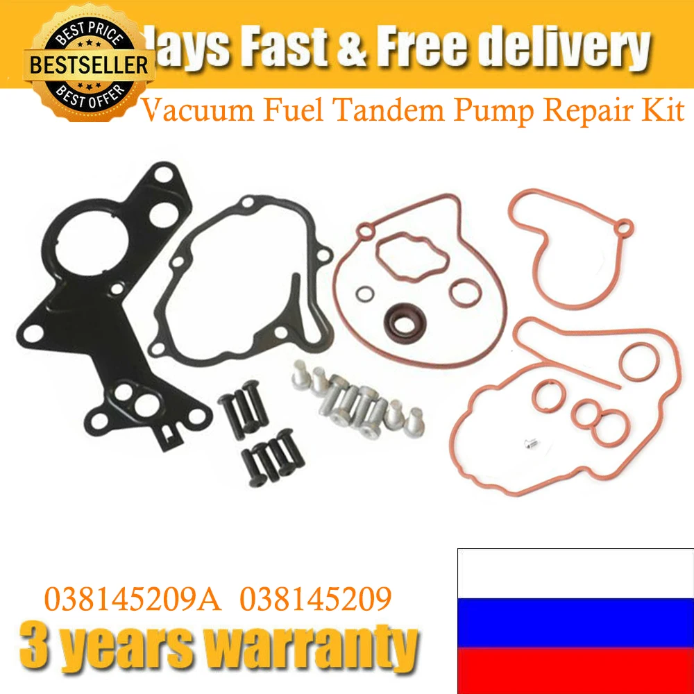 Nuovo Kit Di Riparazione Pompa Tandem Carburante Vuoto Per Vw Audi Seat 1.2Tdi 1.4Tdi 1.9Tdi 2.0Tdi 038145209A 038145209 038145215 038145209Q