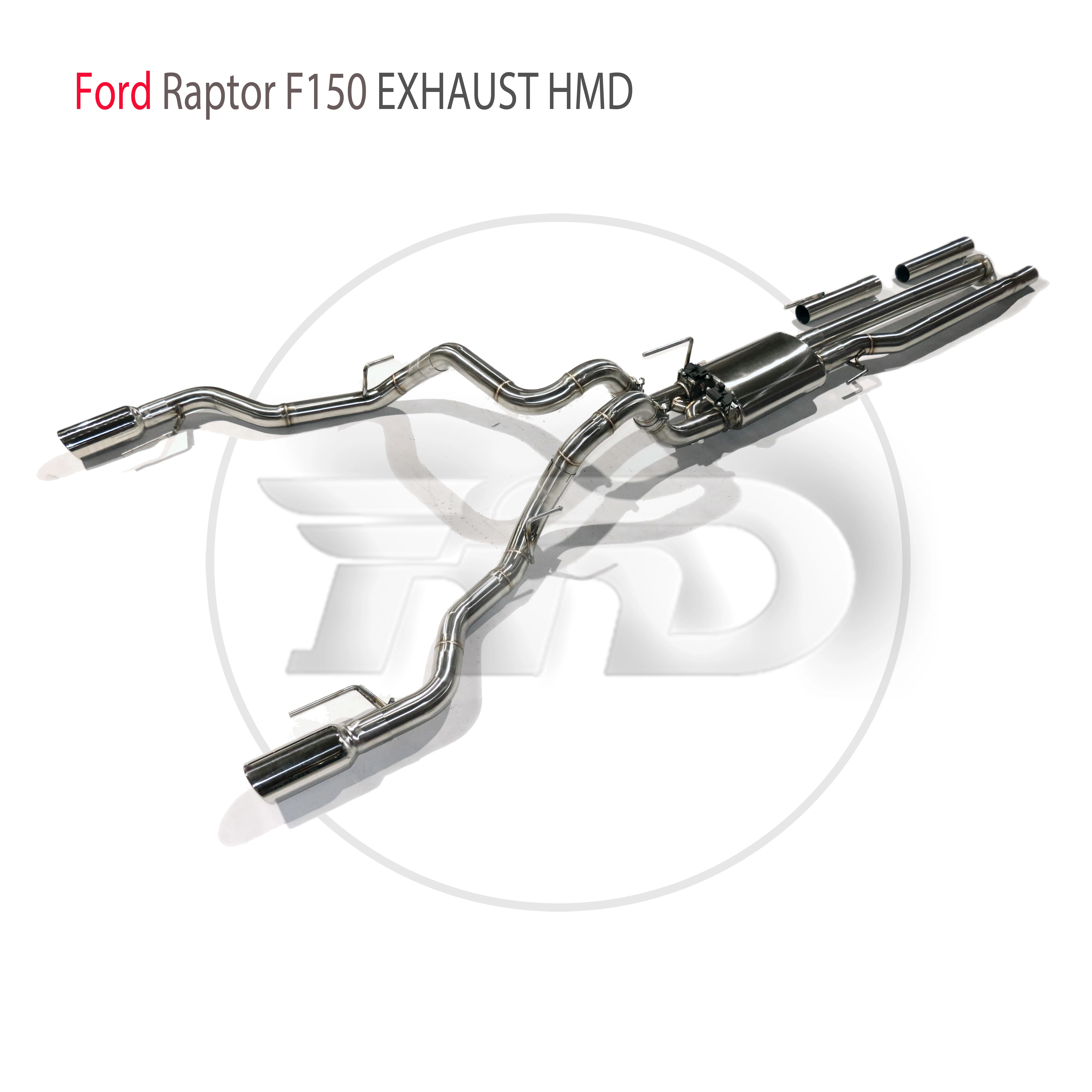 

HMD Stainless Steel Exhaust System Performance Catback for Ford Raptor F150 3.5TT Auto Replacement Modification Electronic Valve