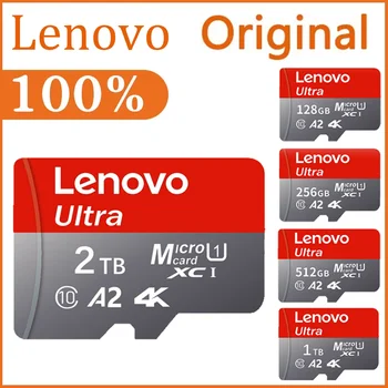 Original Lenovo Micro SD Card 2TB 1TB 512GB High Speed Memory Card 256GB 128GB Class TF Card for Drone Equipment Audio PC Switch