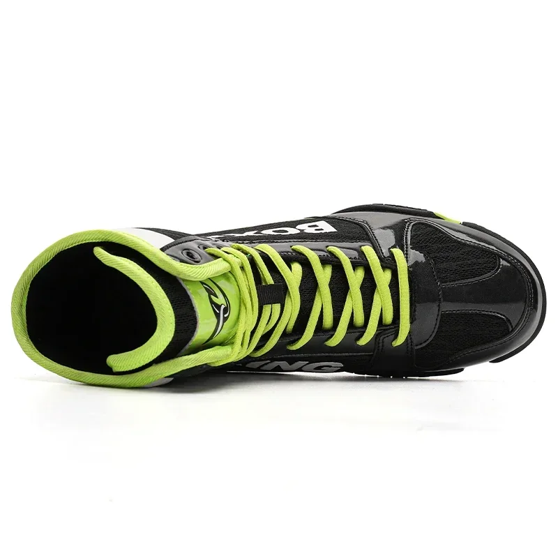 Men Women Wrestling Shoes Boxing Shoes For Couples Non-Slip Gym Man Lace Up Boy Zapatillas Powerlifting