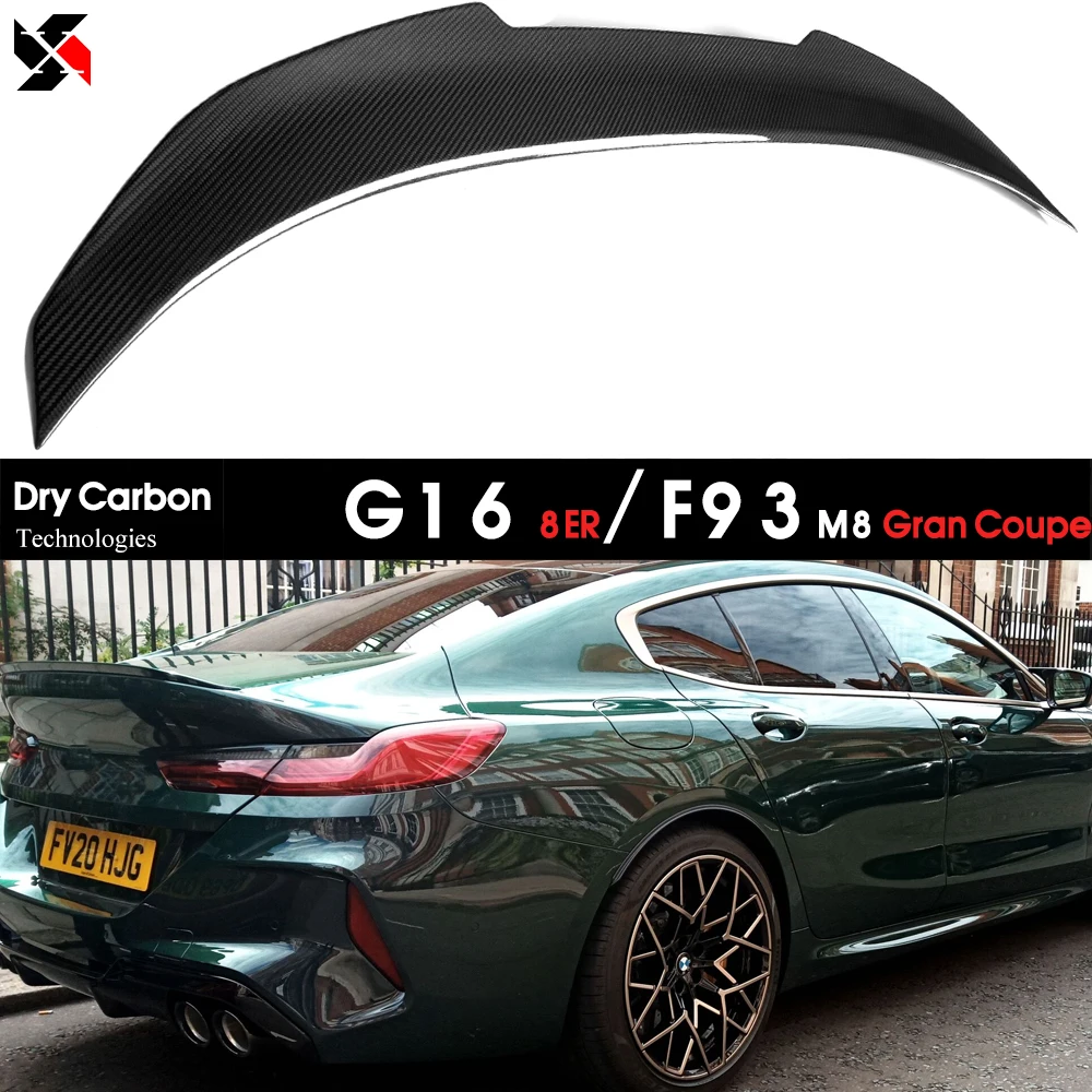 Dry Carbon TECH 3*3 3K Carbon Fiber Rear Spoiler Ducktail for BMW New 8  Series 4-Door Gran Coupe G16, F93 M8 2019 - 2025 - AliExpress