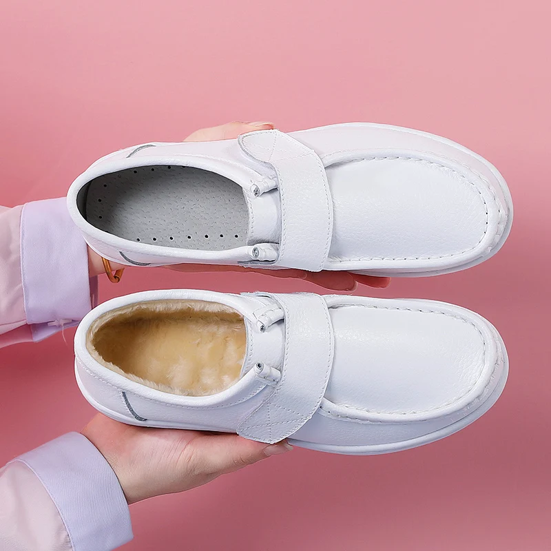 STRONGSHEN-zapatos informales de cuña con plataforma para mujer