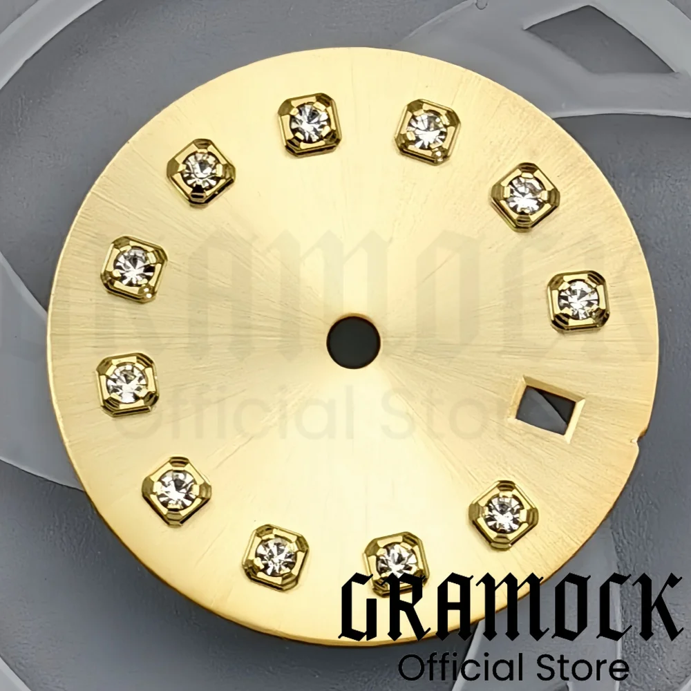 Multicolor Sunburst Gradient Watch Dial with Diamond Markers and Date Window for Automatic Women's Watch