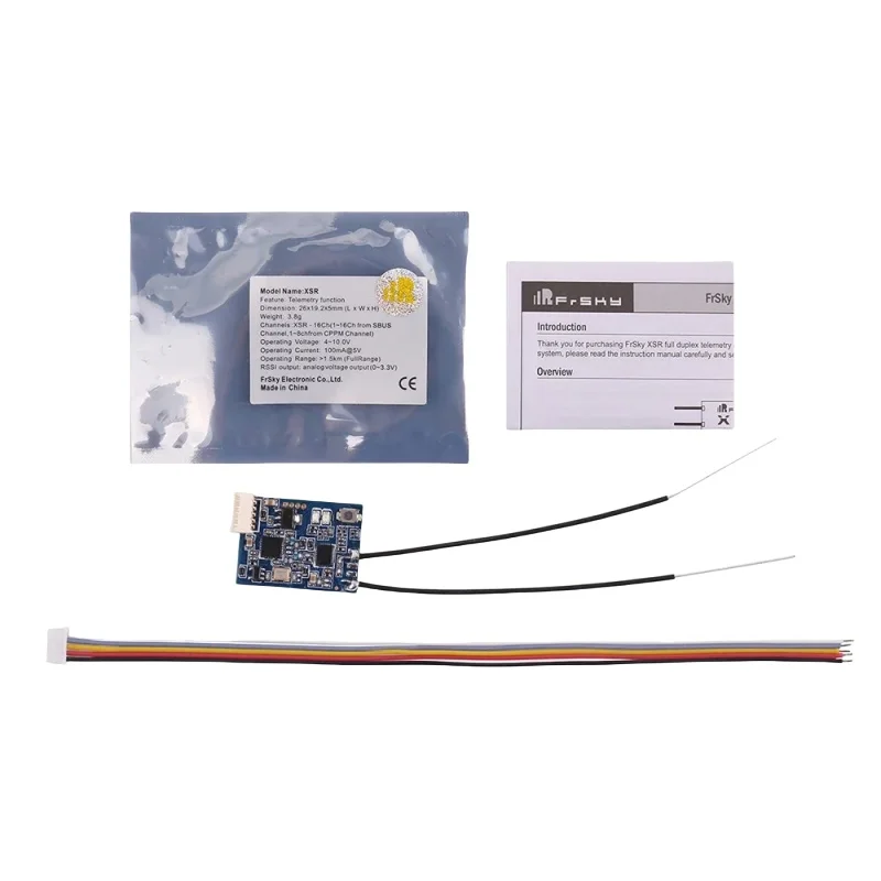 Récepteur FrSky XSR 2.4GHz 16CH ACCST Mini SBUS CPPM pour Drone FPV