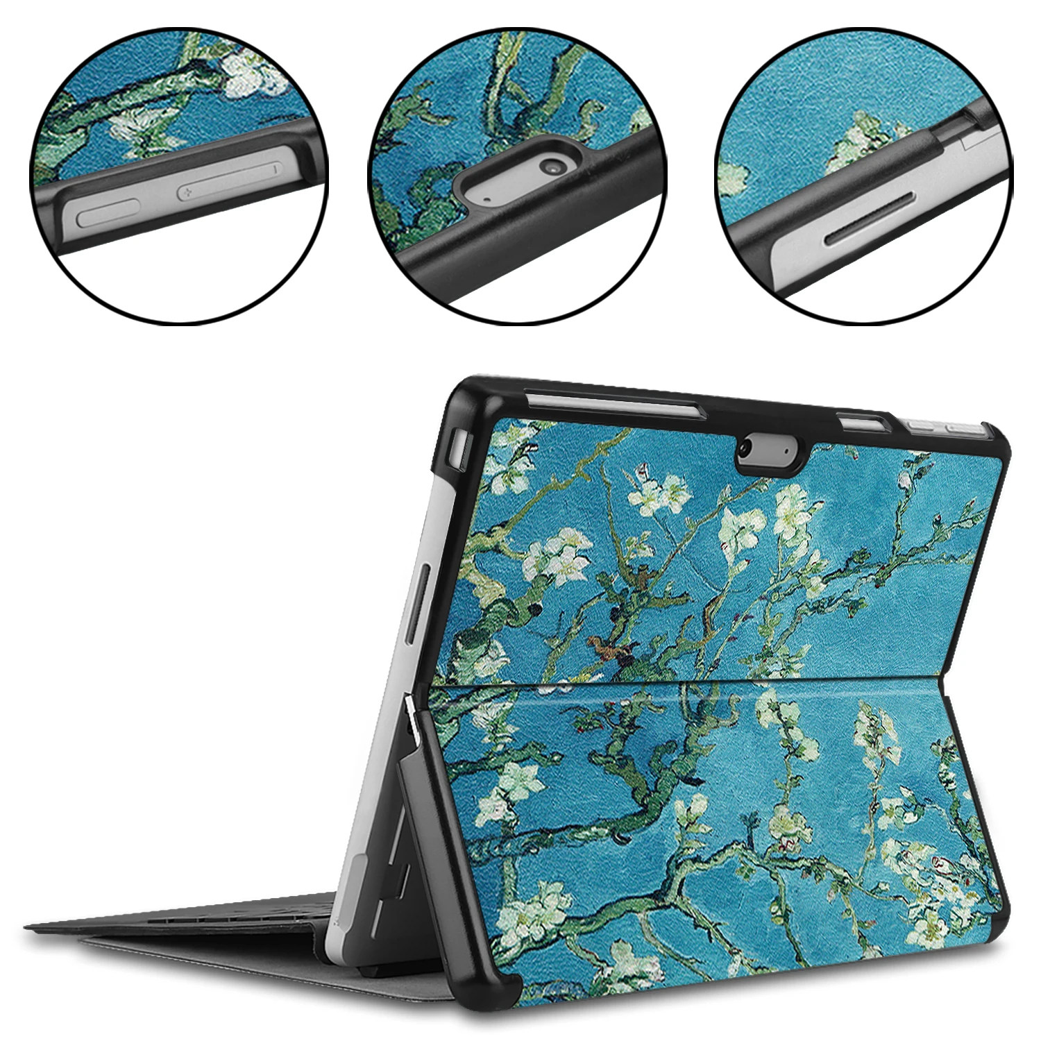 Premium PU Leather Flip Stand Protective Case