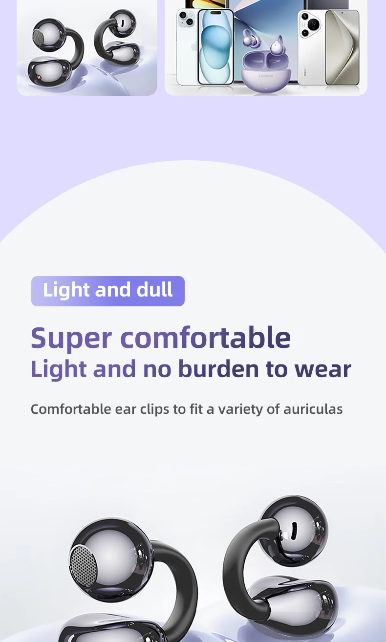 S49e7511adb364e20b303d1f6332c7d53n Lenovo Wireless Bluetooth 5.4 Earphones TWS Panoramic Sound Effects Ultra Long Battry Life Headphones Comfortable To Wear TA410