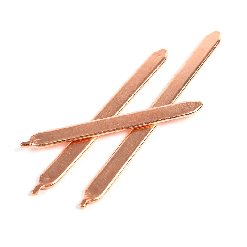 Měď trubice DIY počítač notebook chladící notebook horko pípat plochý trubice 60mm-150mmcopper trubice plochý chladičem