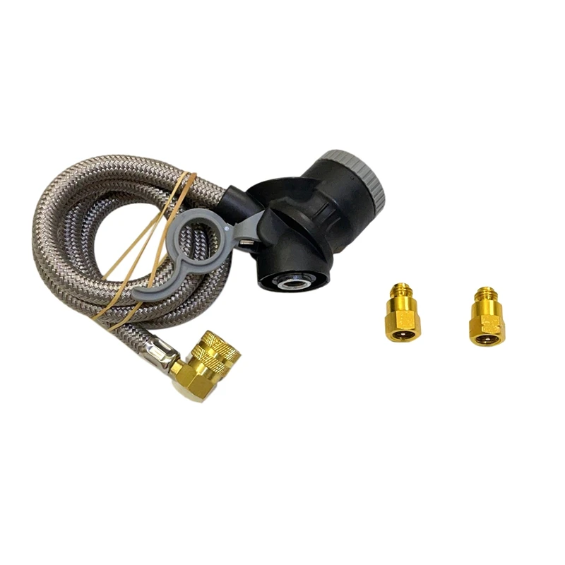 R134A Kit Tubo Di Ricarica Refrigerante Tubo Di Ricarica Con 1/2 Acme Acme-Ss Acme Lh-Ss Port Ac880