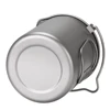 750ml Camping Coffee Cup with Press Plate Titanium Maker French Press Pot with Lid Outdoor Cookwarer for Travelling Hiking 2