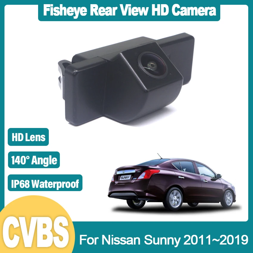 

Night Vision Rear View Reversing Camera Car Back up Camera HD CCD High quality RCA For Nissan Sunny 2011~2016 2017 2018 2019