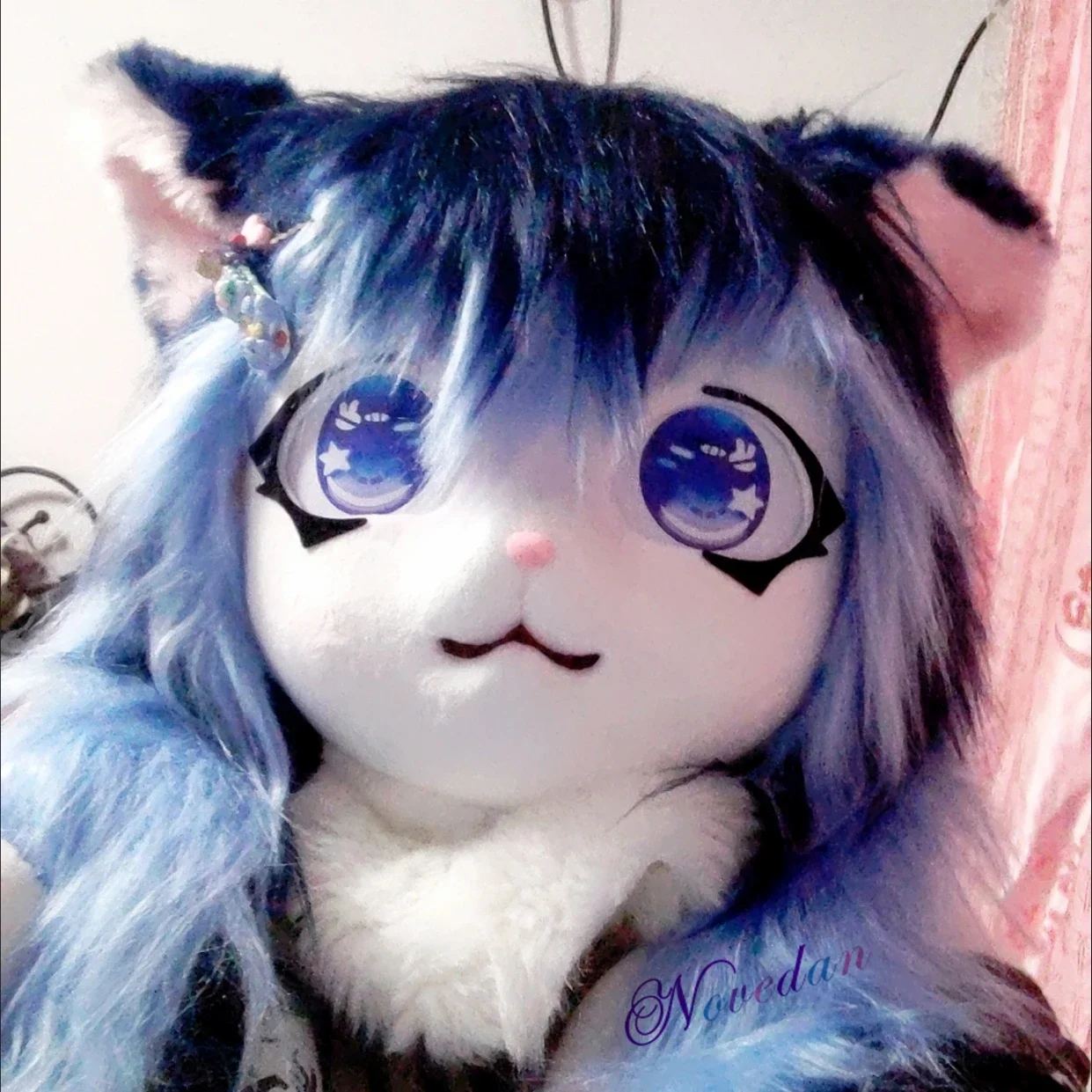 Fursuit Head Kigurumi Kig Furry Mask Cosplay Costume cosplay costumes Paws Tail Comiket Furry Headbase Cat Rabbit Doll Animal