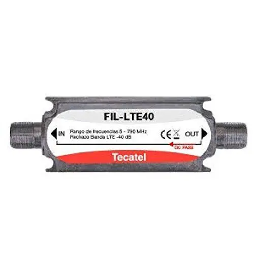 Filtro LTE 4G Alto Rechazo C60 de 30dB Gris