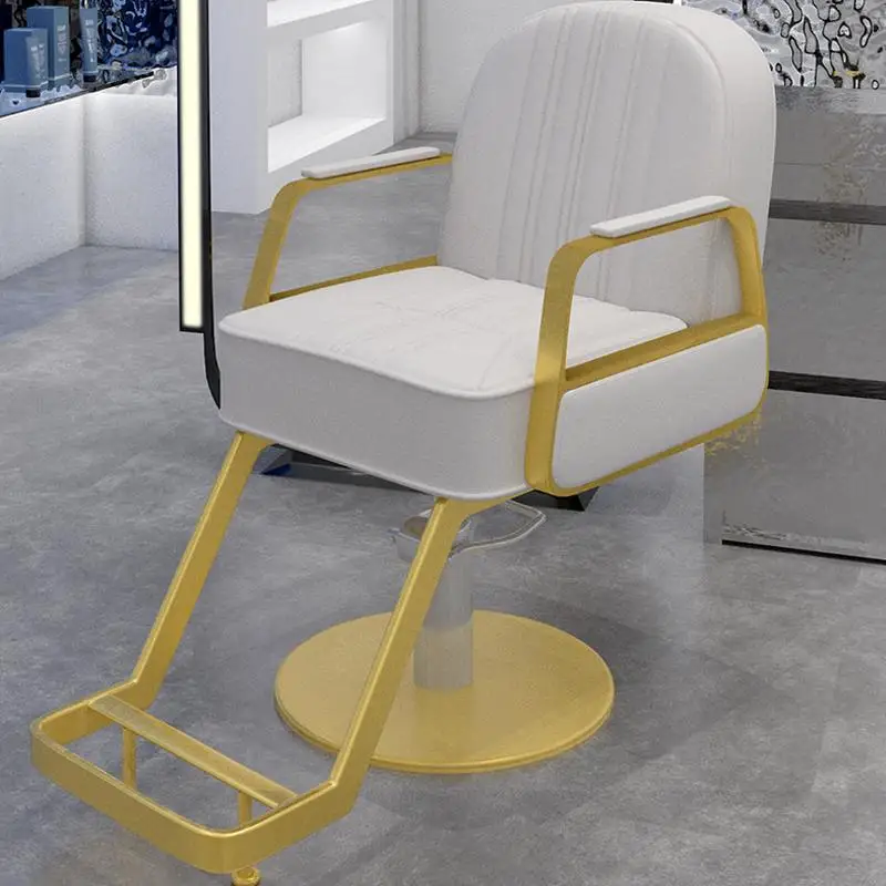 Beauty Hairdressing Barber Chair Swivel Makeup Styling Shampoo Barber Chair Hair Cutting Cadeira De Barbeiro Salon Furniture