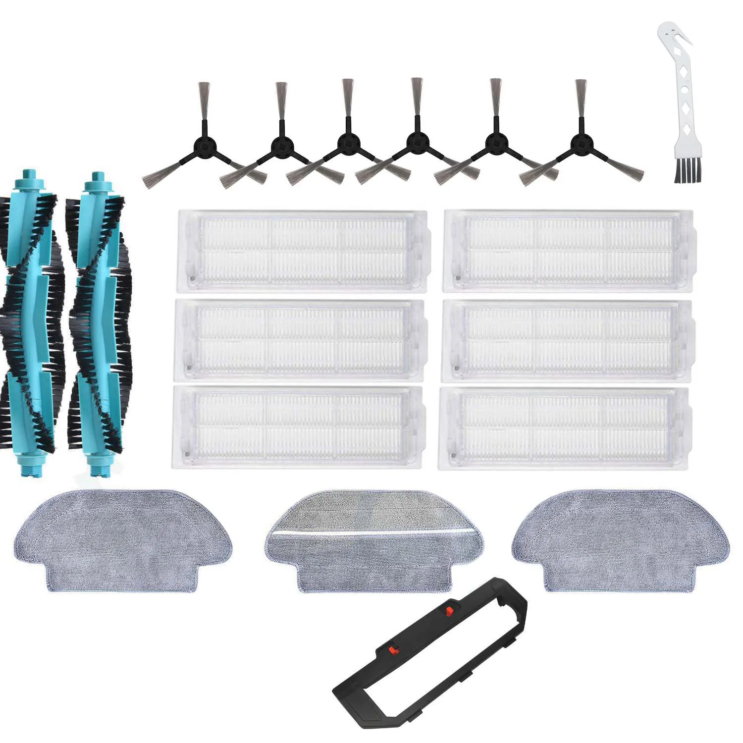 

Replacement Rags Brush HEPA Filter for Viomi V2 Pro V3 SE V-RVCLM26B Vacuum-Mop P V-RVCLM21B for Mijia STYJ02YM
