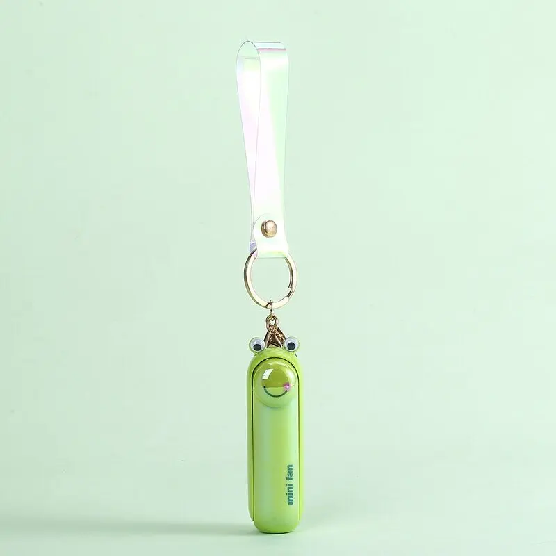 Cute Mini Fan Kipas Portable Hand Fold Bedside Office USB Charge Battery Table Desk Cooling