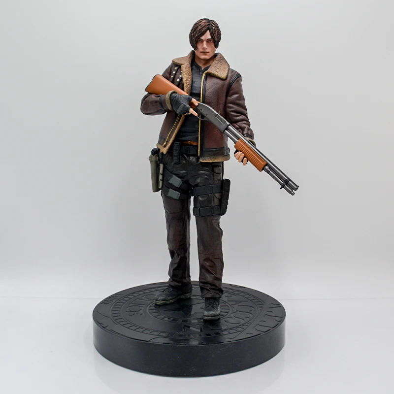 33cm Resident Evil 2 Leon Scott Kennedy Anime Figure Biohazard Re