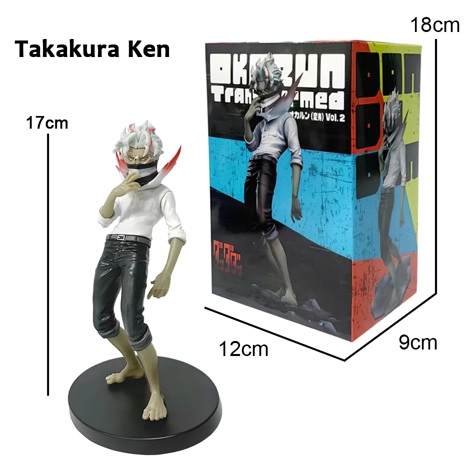 Ciyoulio Mini Figurine D'action D'anime Dandadan Ken Takakura - Statue D'anime Mobile Dandadan Okarun - Figurine De Bureau - Ornement De Voiture - Objet De Collection