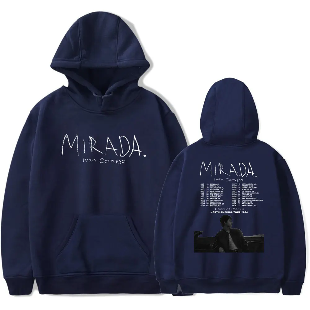 thumbnail image 1 of Sudadera con capucha de la gira Mirada de Ivan Cornejo 2024 para hombre y mujer, unisex, de hip hop, de manga larga, ropa de calle con capucha, 1 of 5