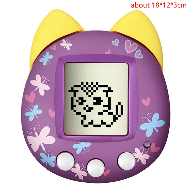 Handheld Game Console Virtual Pet Toy Electronic Pet Toy Mini Classic Game Tamagotchi Original 90s Nostalgic Electronic Pets Portable Game Console Toys Interactive Virtual Pet Cats Dogs Rabbits Kid Toys