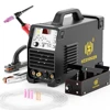 HZXVOGEN TIG Welding Machine 200A 4 in 1Aluminum AC/DC HF TIG/MMA ARC Pulse Argon Welder IGBT Inverter 2T/4T Welding Equipment 2