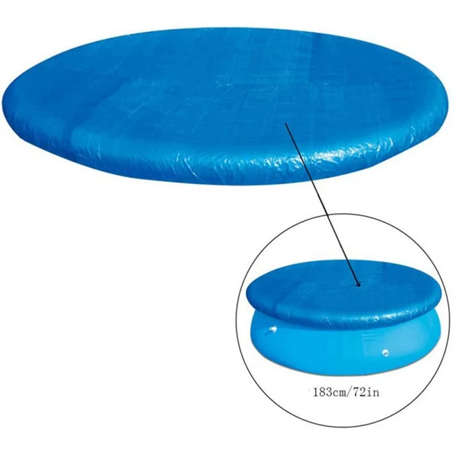 1 Pc Kerek Medence Burkolat, Porálló Úszómedencék Keretvédő, Nyári Vízhőgyűjtemények - Image 6